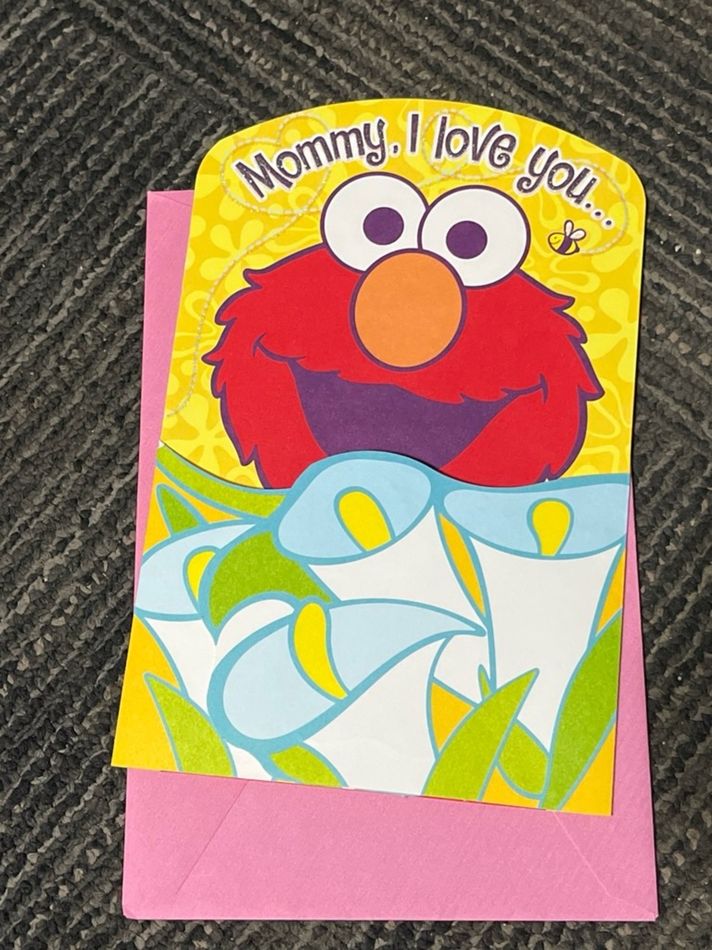2002 Elmo 'Mommy I Love You' Mother’s day Card